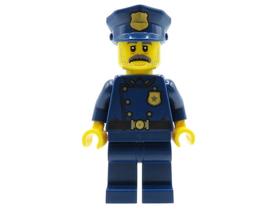 LEGO Minifigure Male Police Officer / Policeman - Etsy