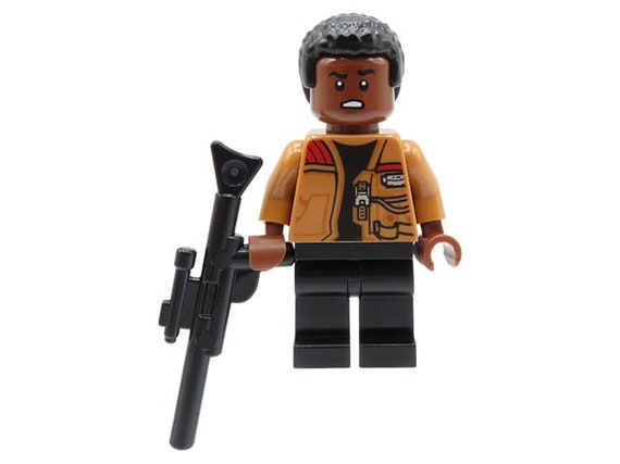 Finn in Vest with Blaster Star Wars Lego Compatible Custom Minifigure 