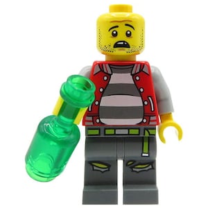 Custom Minifigure - Party guy / Beer lover - made of LEGO parts