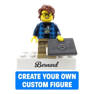 Programmierer - Personalisierte LEGO® Figur - Minifigur Geschenk für Programmierer, Programmierer - Geburtstag oder Weihnachten