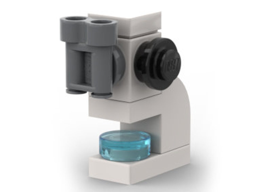 Minifigure Accessories Medical Laboratory Microscope Made of LEGO