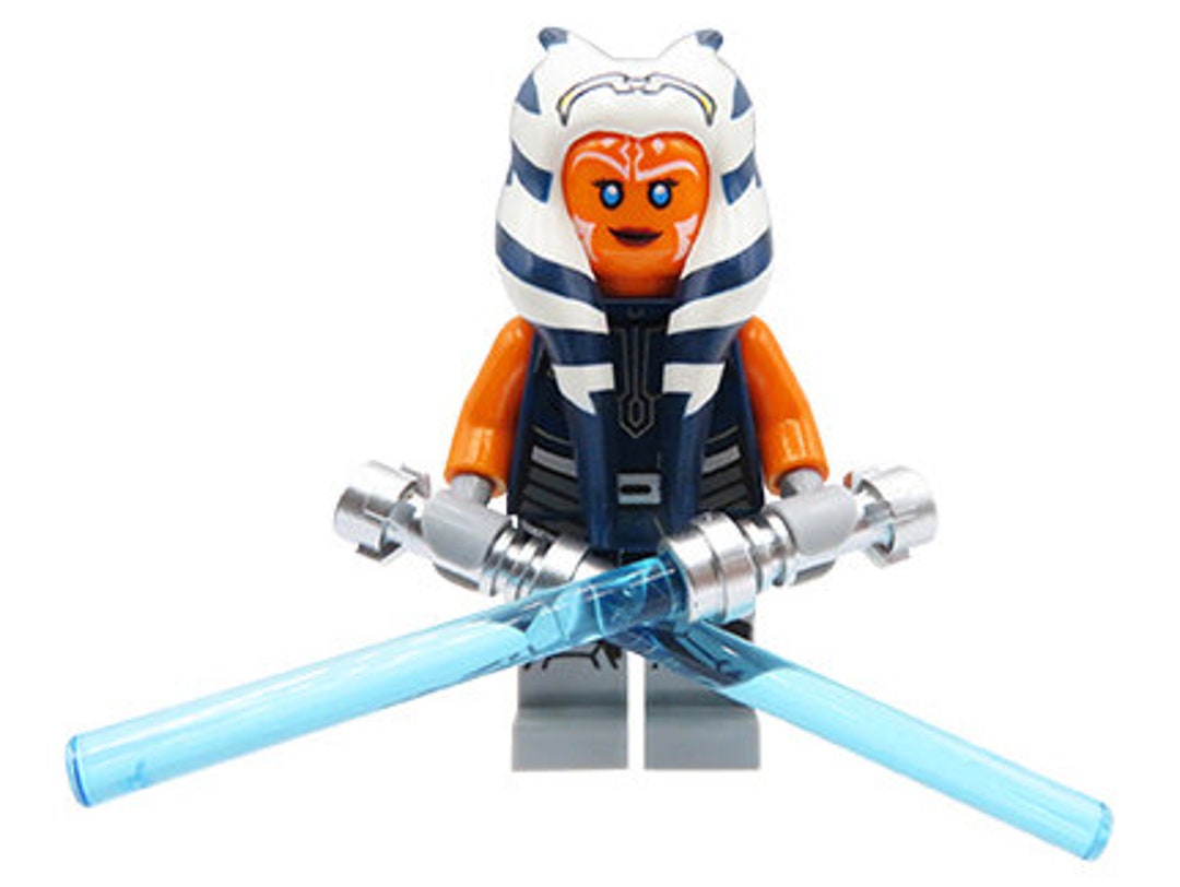 LEGO Star Wars Minifigure Ahsoka Tano Lightsabers Etsy