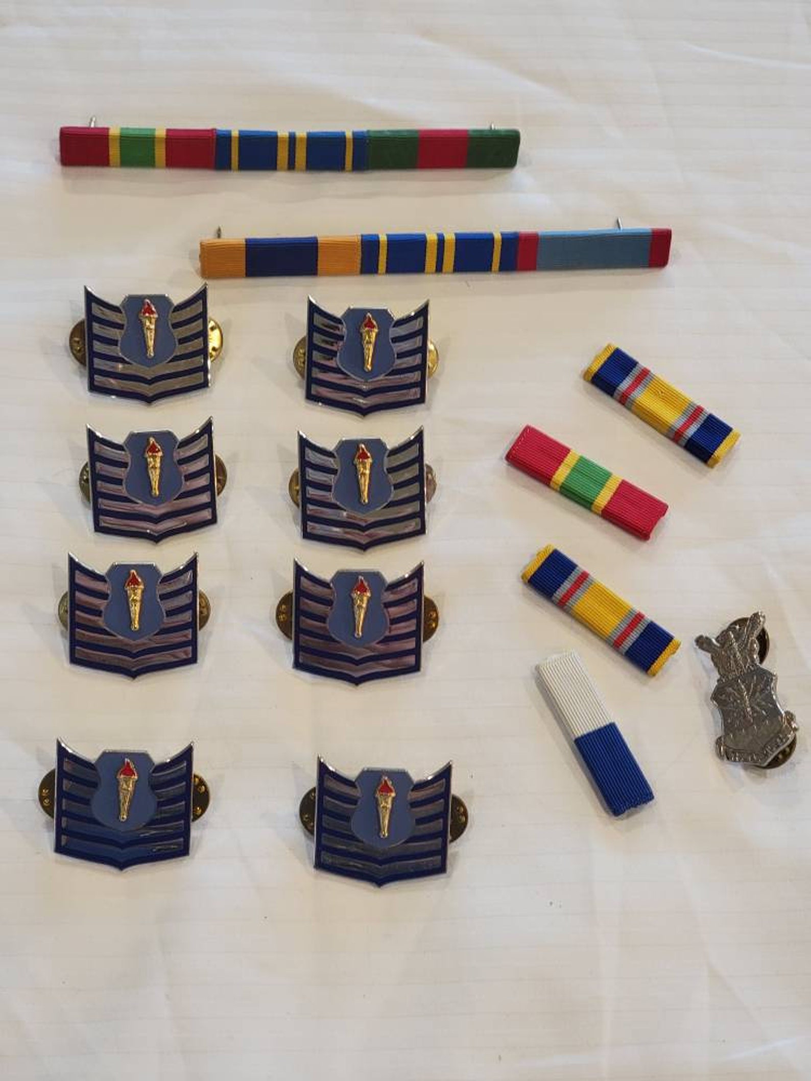 Airforce Junior ROTC ribbons and pins Etsy