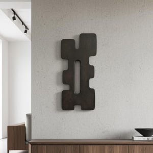 TREZE – Abstrakt väggskulptur | Färgglad handgjord modern konst för heminredning