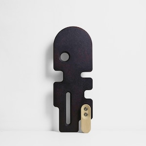Abstract Wooden Sculpture – PERNAHPAO | Handcrafted Recycled Wood Art |  Exclusive Earthy Tones & Textured Finish