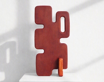 CINCEUM – Abstracte sculptuur in rode tinten