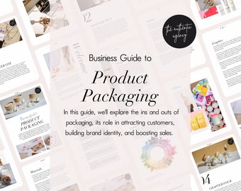 Företagsguide till produktförpackningar | E-bok för småföretag, affärsplanerare, marknadsföringsguide, varumärkesbyggande, varumärkesmarknadsföring, instruktionsguide