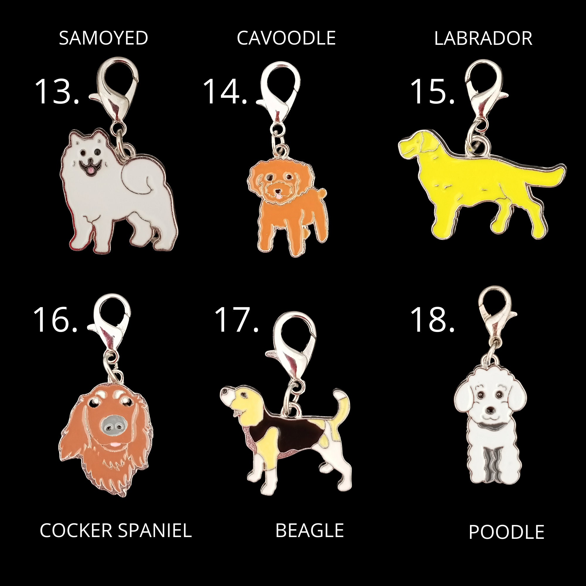 Dog Charm Dog Collar Charm Dog Necklace Animal Lover Charm Etsy UK