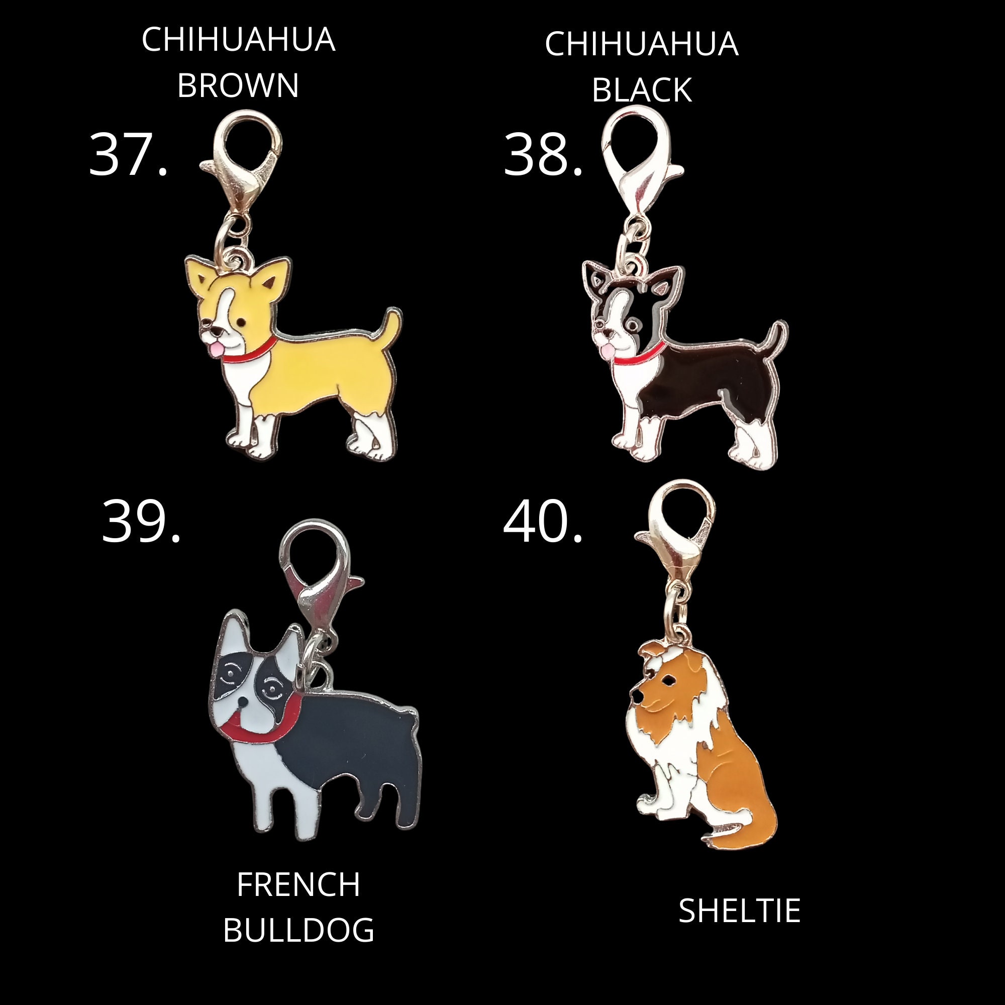 Dog Charm Dog Collar Charm Dog Necklace Animal Lover Charm Etsy