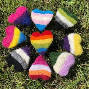LGBTQ+ Pride Broach pin badge pride month hand made gift Valentine’s Day gift