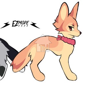 El popular diseñador Furry Fursona adopta 6 piezas de arte, personaje en venta, perro canino adoptable, fursona antropomórfica salvaje, antropo, furry fandom.