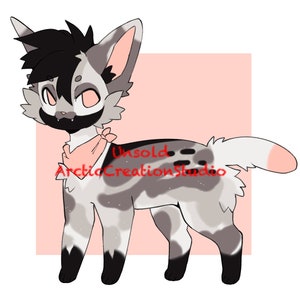 Furry adopt digital Descargar Furry Adoptar feral canine grey cheap adopt Fursona Adoptable Furry fandom Adoptar Diseño de personajes fursona
