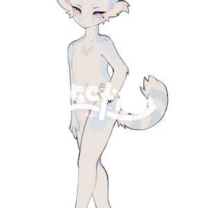 Harige fursona adopteert 7 kunstwerken populair designerpersonage te koop katachtige kat adopteerbare fursona antropomorfe verwilderde anthro harige fandom