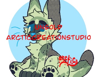 Furry adopt digital Download furry feral cute big cat adoptable furry adopt Fursona Adoptable Furry fandom Adopt Character Design fursona