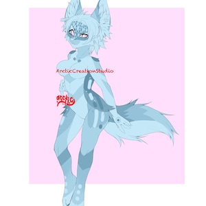 Furry adopt digital Download fennec fox anthro reference adoptable furry adopt Fursona Adoptable Furry fandom Adopt Character Design fursona