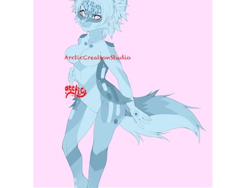 Furry adopt digital Download fennec fox anthro reference adoptable furry adopt Fursona Adoptable Furry fandom Adopt Character Design fursona