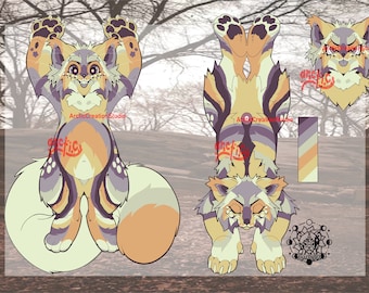 Furry Digital Download anthro red panda Furry Adopts Fursona Adoptables Furry fandom Adopt Character Designs Furry fursona character