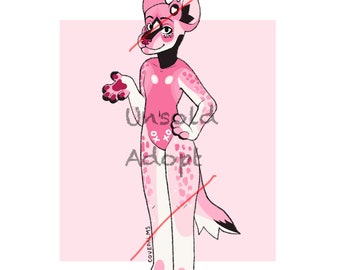 Digital Furry Adopt Pink herunterladen Furry Adopts Fursona Adoptables Furry Fandom Adopt Character Designs Furry Fursona Charakter