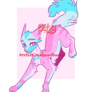 Furry adopt digital Download furry feral reference adoptable furry adopt Fursona Adoptable Furry fandom Adopt Character Design fursona