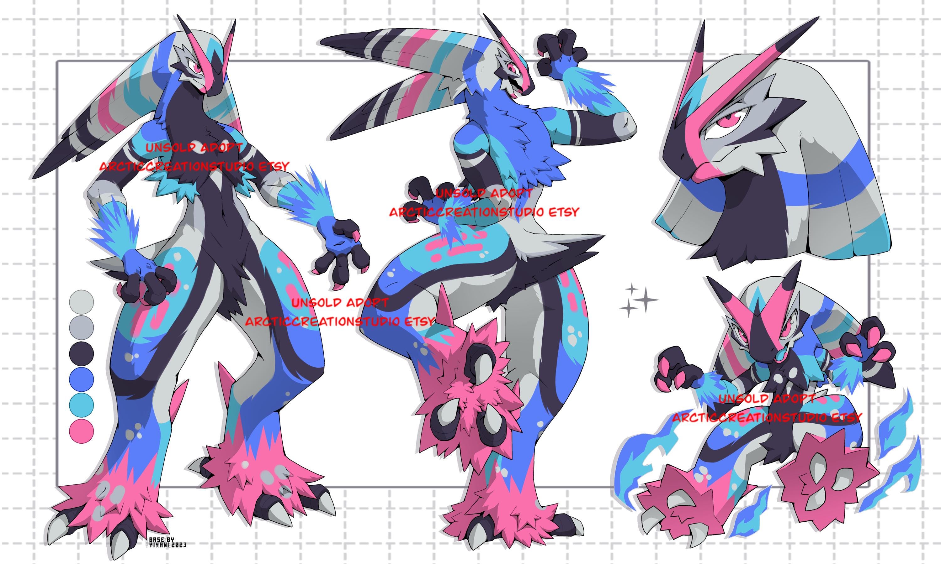 Pelzigen Digital Download anthro männlich Pokemon Blaziken Referenz Furry Adopts Fursona Adoptables Furry Fandom Adopt Character Designs Fursona