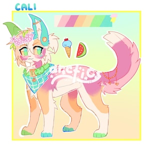 Populaire ontwerper Furry fursona adopteert 16 kunstwerken karakter te koop katachtige kat adopteerbare fursona antropomorfe verwilderde anthro furry fandom