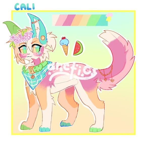 Popular designer Furry fursona adopt 16 art pieces character for sale feline cat adoptable fursona anthropomorphic feral anthro furry fandom