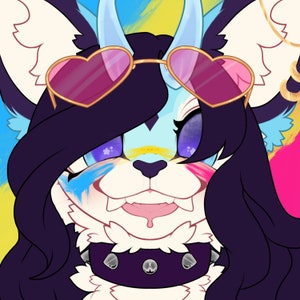 Pride icon profile picture furry fursona YCH your character here digital art furry adopt fursona art furry commission