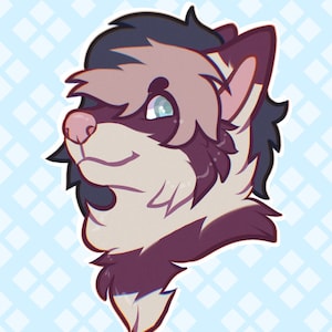 Cheap Digital head shot cute furry fursona YCH your character here digital art furry adopt fursona art furry commission gamer furry ych