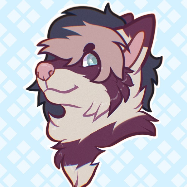 Cheap Digital head shot cute furry fursona YCH your character here digital art furry adopt fursona art furry commission gamer furry ych