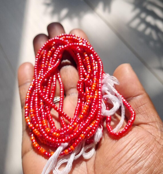 Authentic African Waist Beads 2mm Etsy Canada