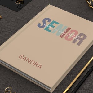 Personalized Senior Journal, Class of 2026, Graduation Keepsake, School Memories, Gift for Graduates, Custom Journal