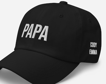 Custom Embroidered Dad Hat Father's Day Gift for Grandpa Personalized Dad Cap Birthday Gifts for Papa Custom Dad Hat with Kids Names