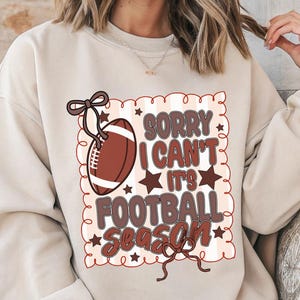 Game Day voetbalshirt voor Game Day Sweatshirt voetbalseizoenshirt voetbal moeder cadeau voetbalwedstrijddag ronde hals