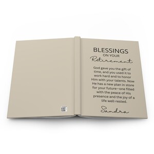 Christian Retirement Journal, Scripture Prayer Diary, New Beginnings Devotional Notebook image 4