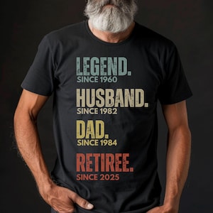 Legend Retired Shirt, Funny Retirement Gifts, Cool Retirement T-Shirts, Retirement Shirt, Retirement Shirts For Men, Retired 2025 Tee