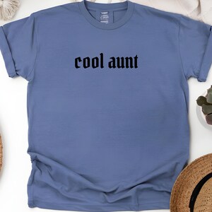 Comfort Colors® Auntie Shirt, Cool Aunts Club Shirt, New Auntie Shirt, Pregnancy Announcement TShirt for Aunt, Gift for Aunt to Be