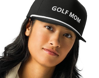 Personalized Golf Mom Rope Hat | Custom Name | Mother's Day | Golf Gifts | Mom Gifts