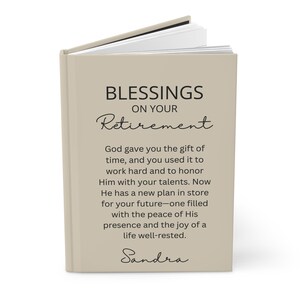 Christian Retirement Journal, Scripture Prayer Diary, New Beginnings Devotional Notebook image 3