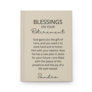 Christian Retirement Journal, Scripture Prayer Diary, New Beginnings Devotional Notebook image 2