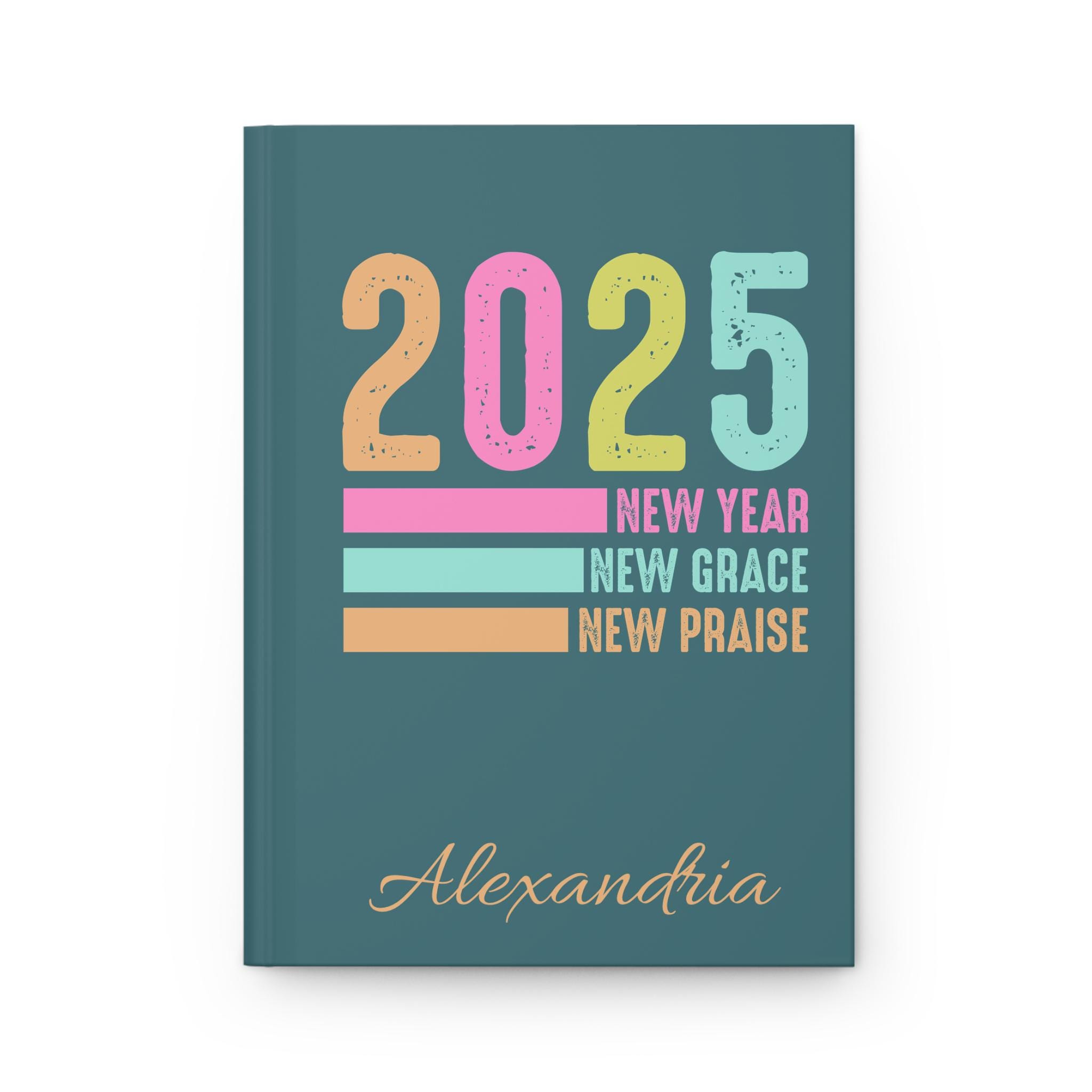 2025 Hardcover Journal, Custom Prayer Diary, Personalized Writing Notebook, 2025 Planner Gift, Matte Cover