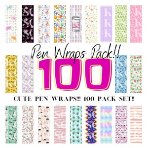 Pen Wraps Set of 100