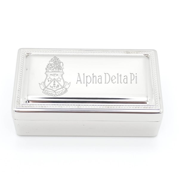 Alpha Delta Pi Jewelry Keepsake Box