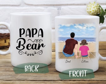 Fathers Day Mug | Fathers Day Gift from Daughter | Personalized Fathers Day Gift | Fathers Day Gifts | Custom Mug for Dad | Custom Dad Gift