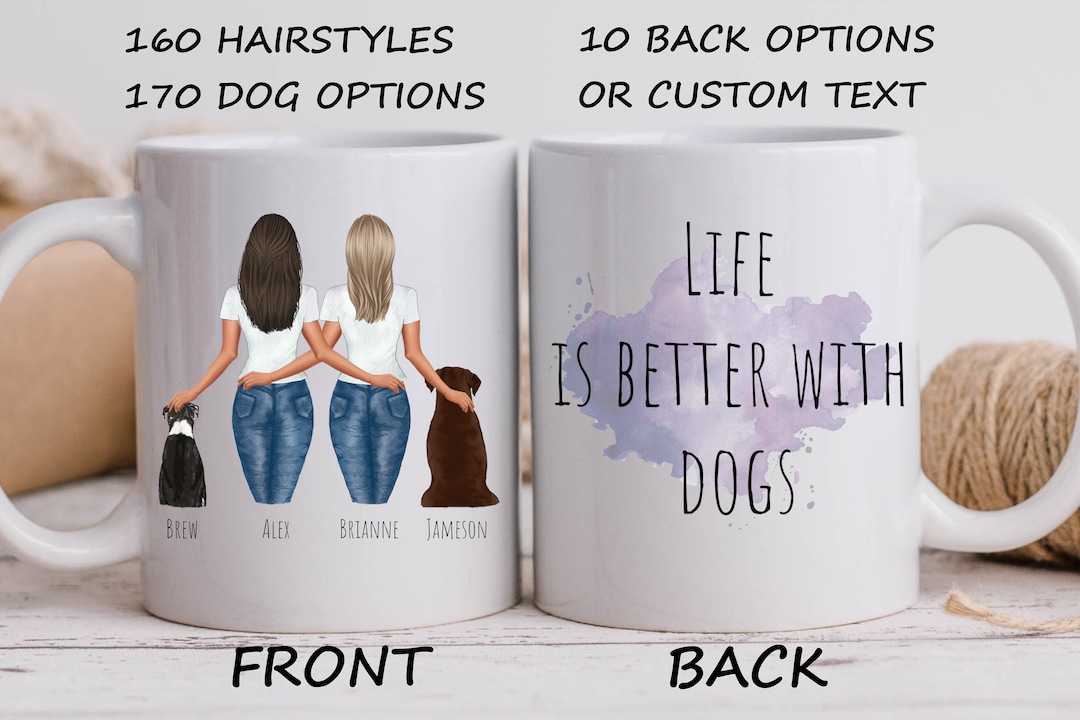 Personalized Dog Family Mug Personalized Dog Mug Custom Dog Mom Mug