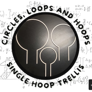 Hoop Plant Trellis (for Hoya / Pothos / Rare Plants / Indoor Plants)
