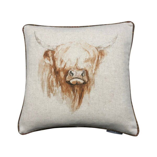 Highland Cow Cushion - Etsy UK