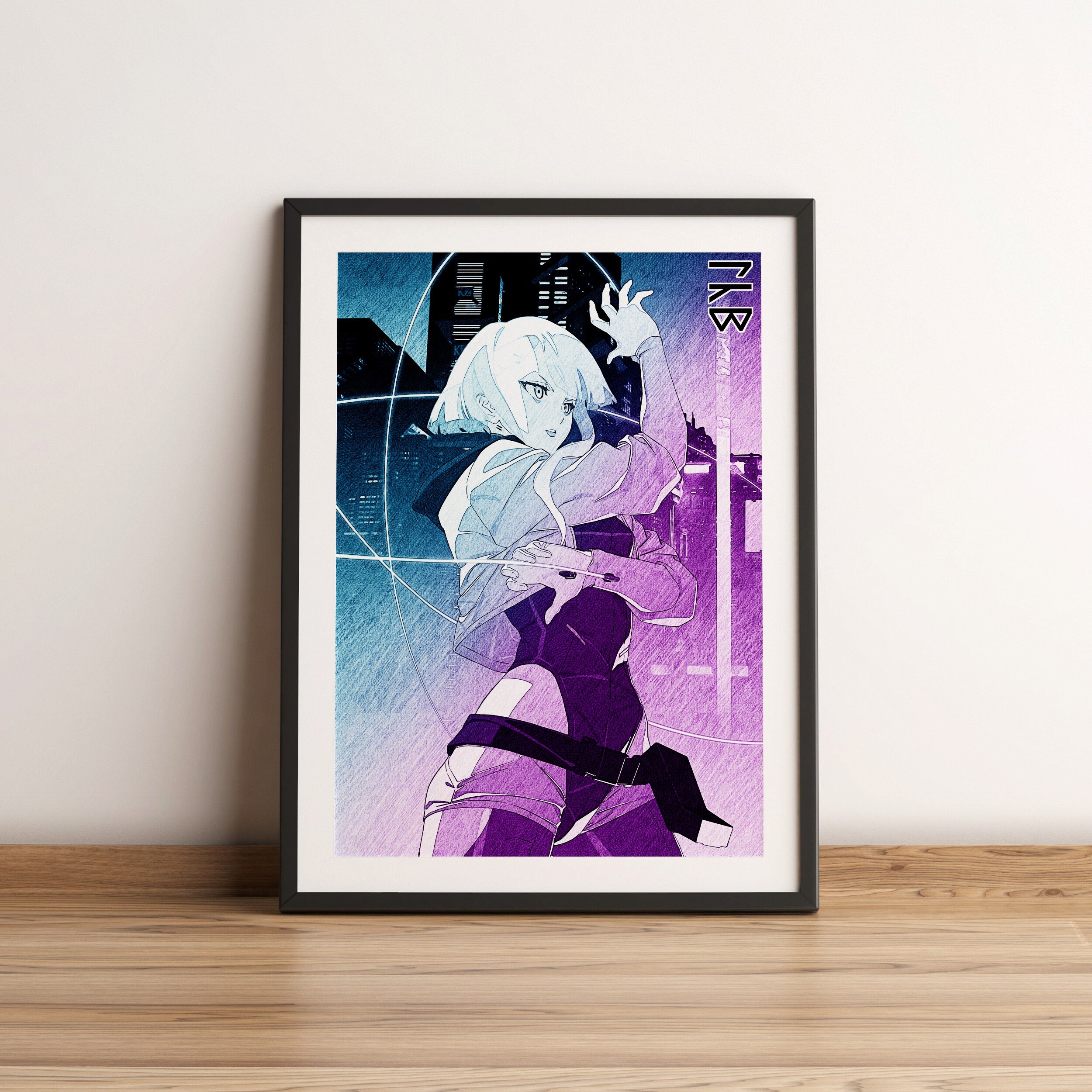 Cyberpunk Edgerunners Posters Cyberpunk Posters Anime Etsy