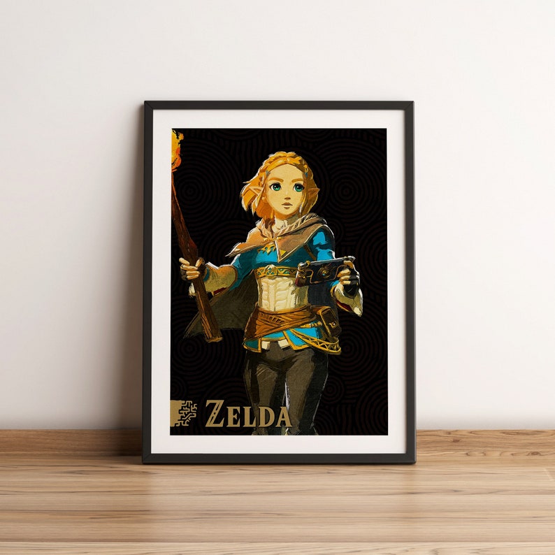 The Legend of Zelda Tears of the Kingdom Posters, Zelda Posters, BOTW Posters, Video Game
