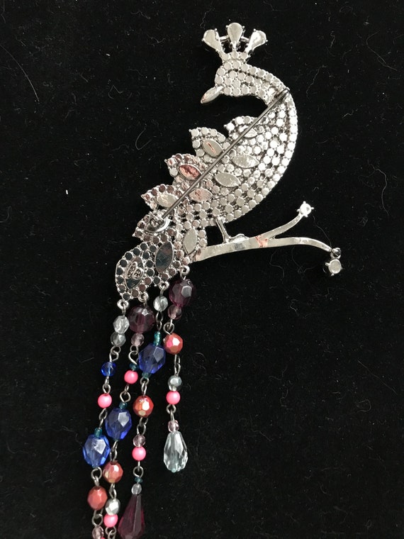 Peacock Brooch - image 2