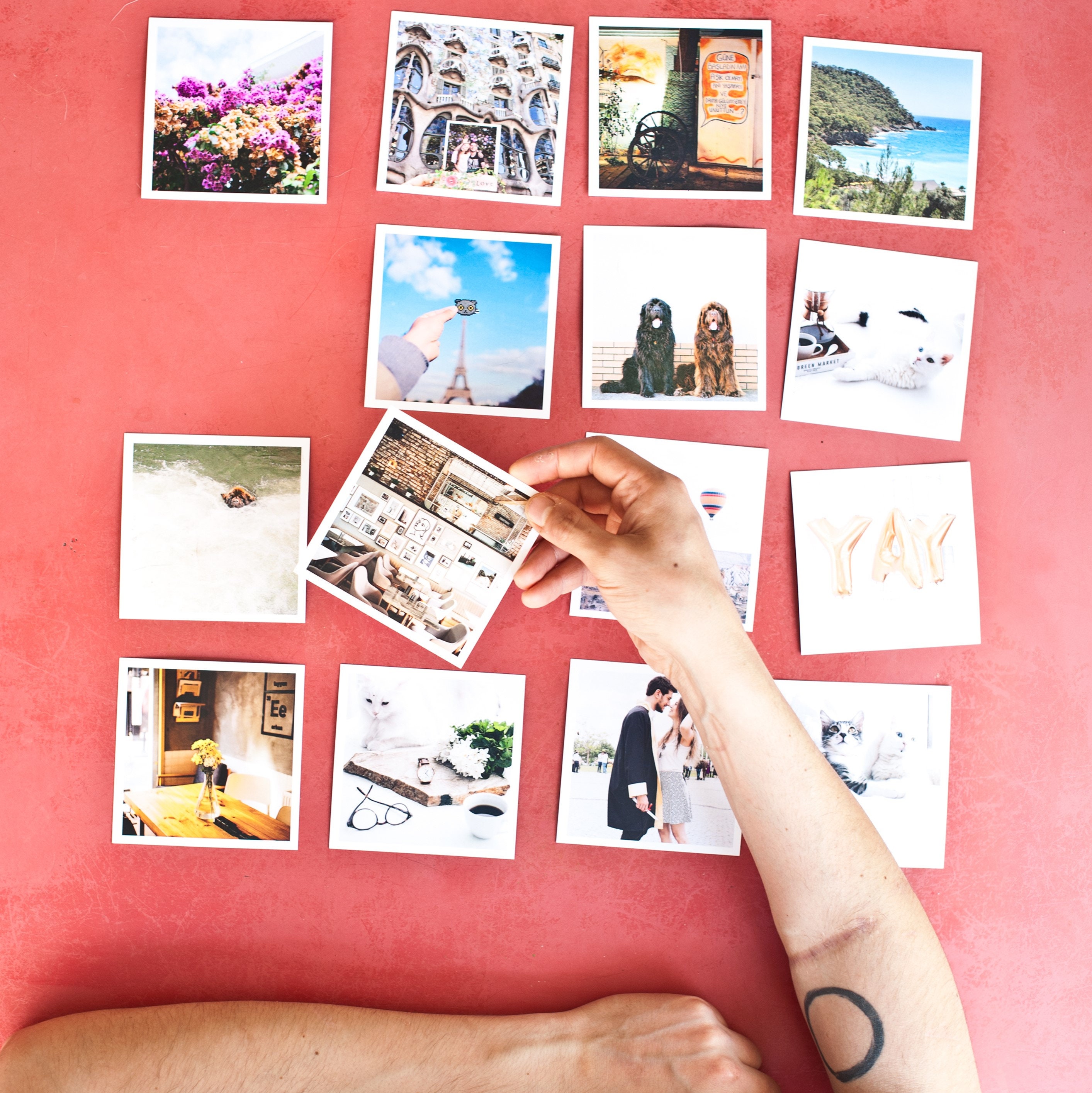 Square Matte Custom Photo Prints Gift for Her Wedding Photo Etsy